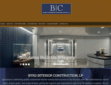 Tablet Screenshot of byrdinterior.com